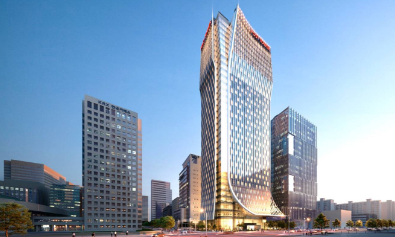 개발 후 여의도우체국 건물 사진